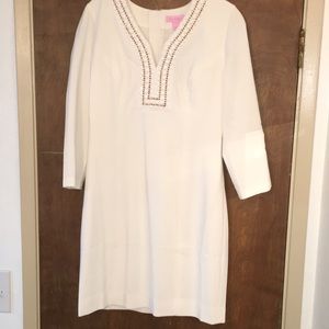 Lilly Pulitzer off white Bohemian style dress